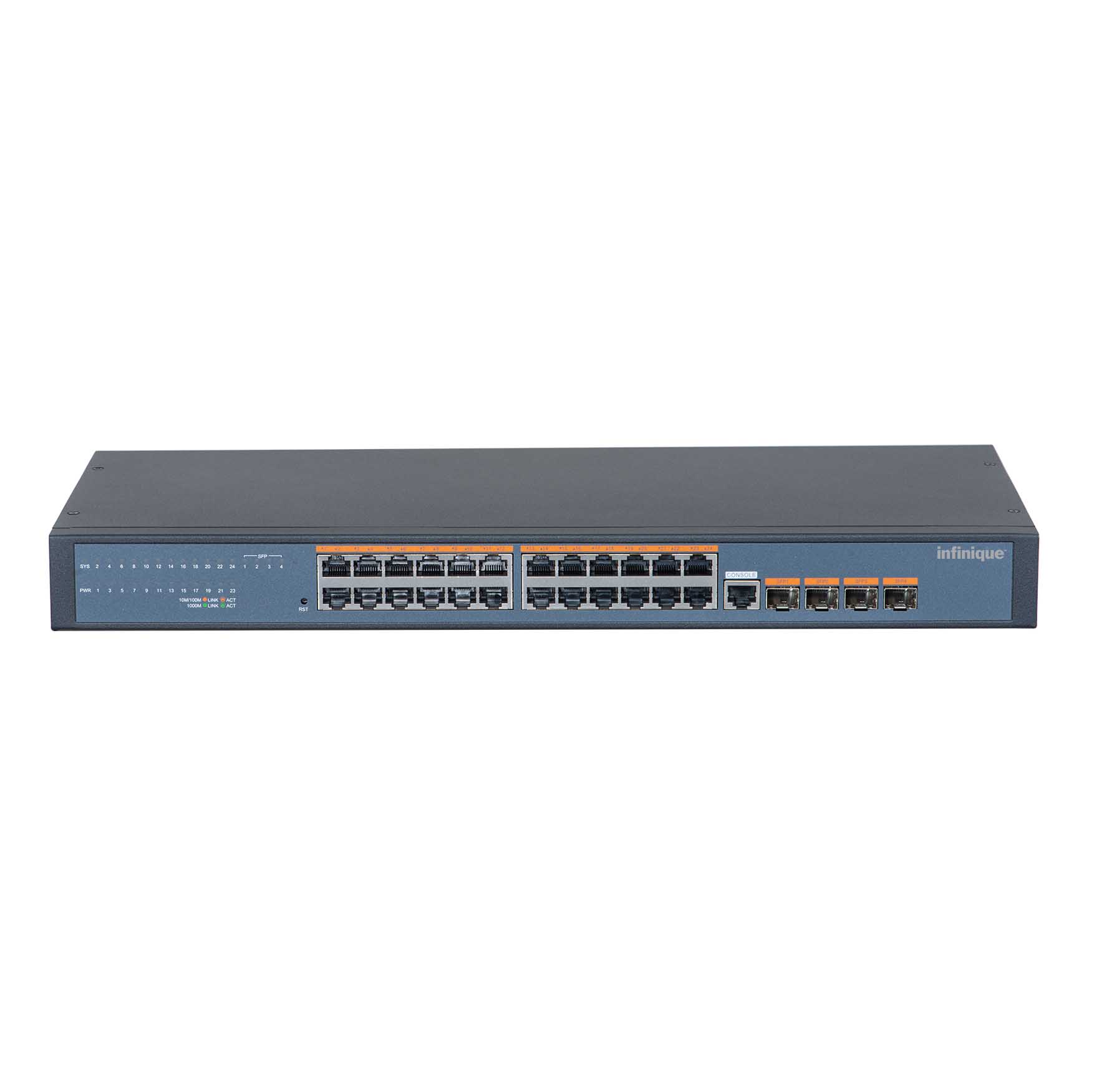 Infinique I2100M Series 28 Ports Access PoE Switch